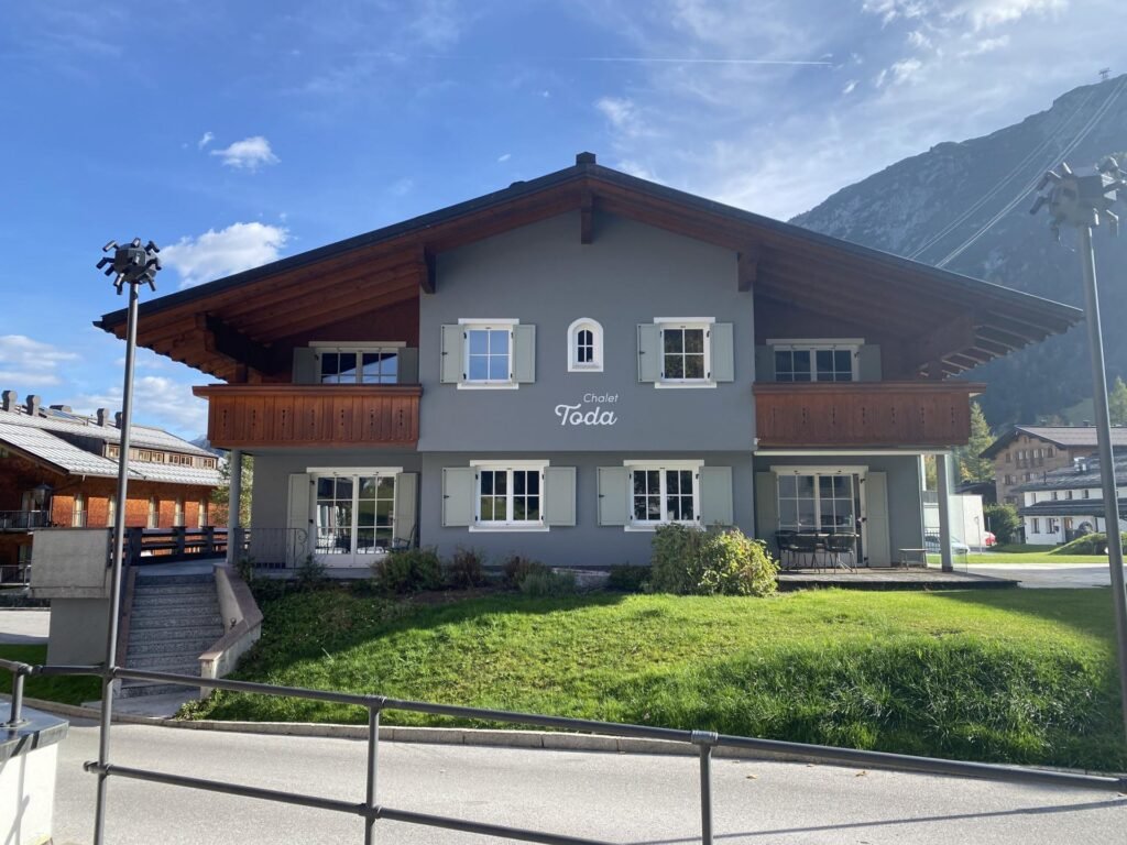 Exterior of Chalet Toda in Lech, Austria