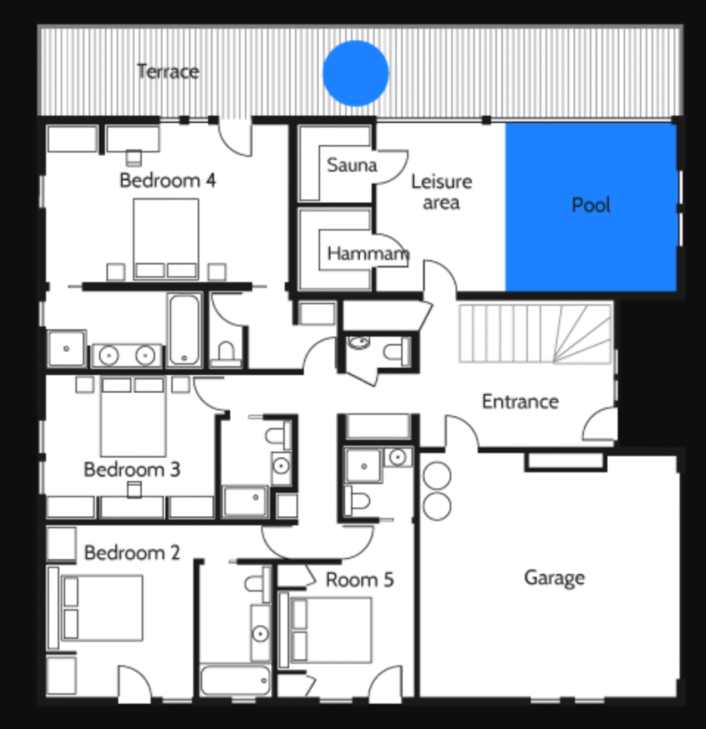 Chalet Baloo — floor plan
