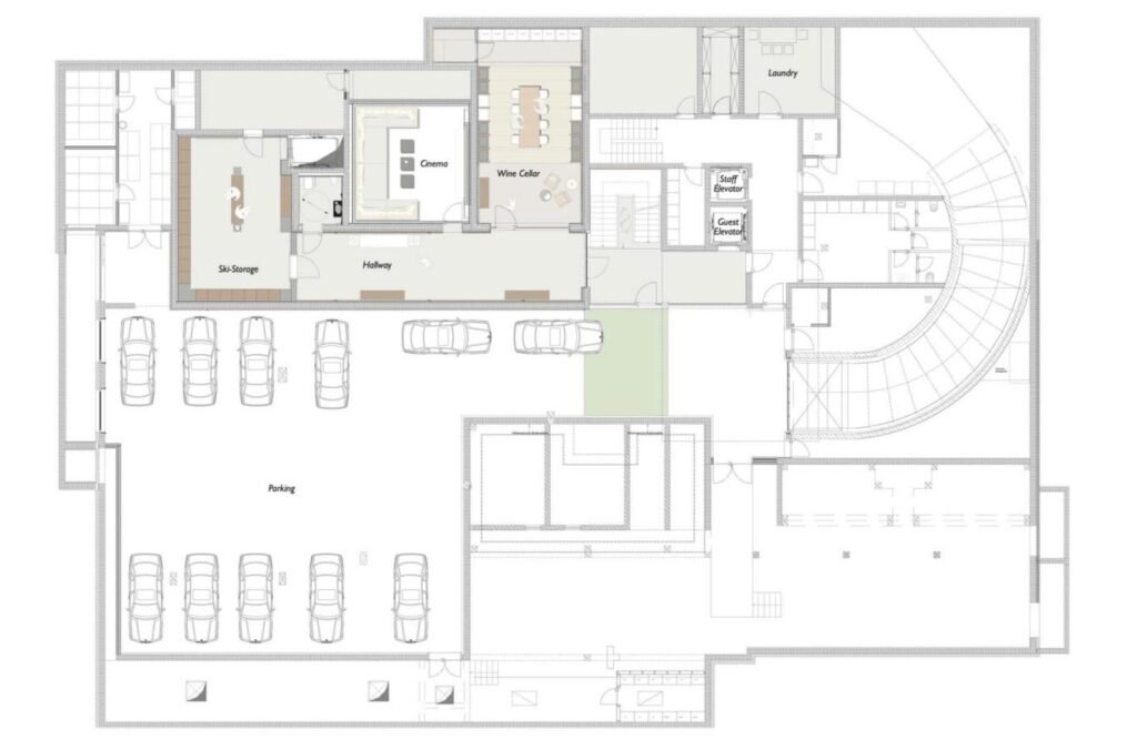 Chalet N — floor plan