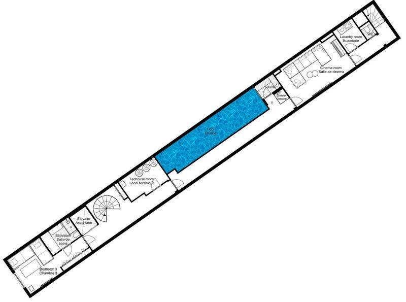 Chalet Cotes du Lavancher — floor plan