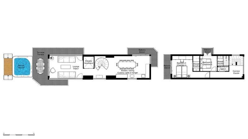 Chalet Cotes du Lavancher — floor plan