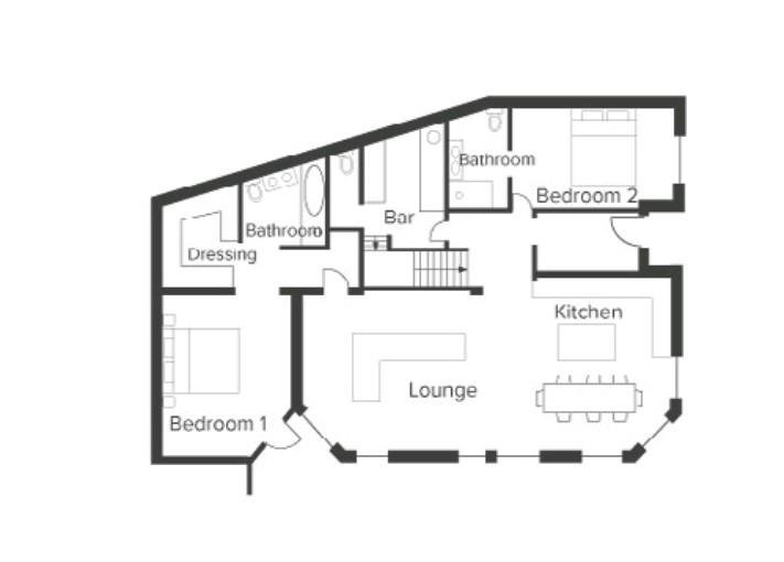 Chalet Hibou — floor plan