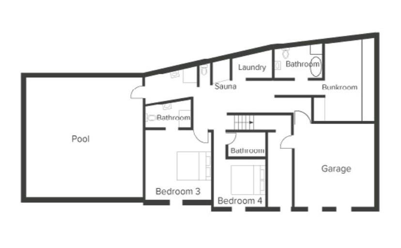 Chalet Hibou — floor plan