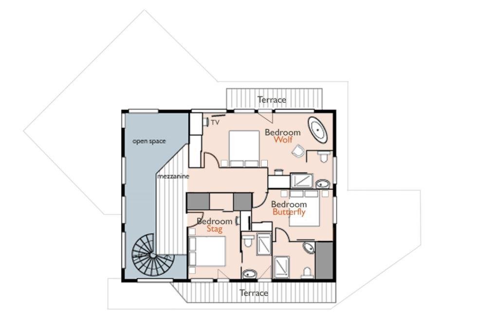 Chalet Couttet — floor plan