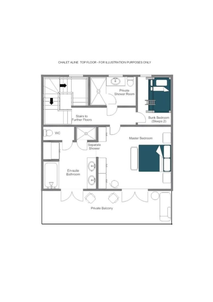 Chalet Aline — floor plan
