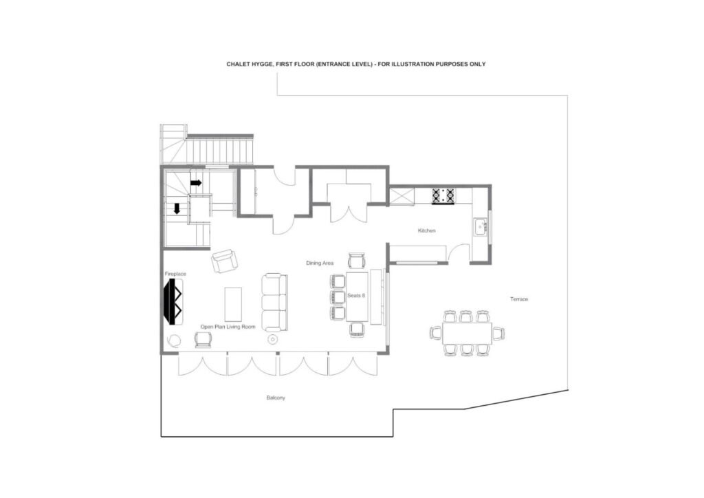 Chalet Aline — floor plan