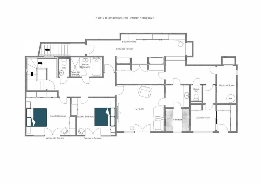 Chalet Aline — floor plan