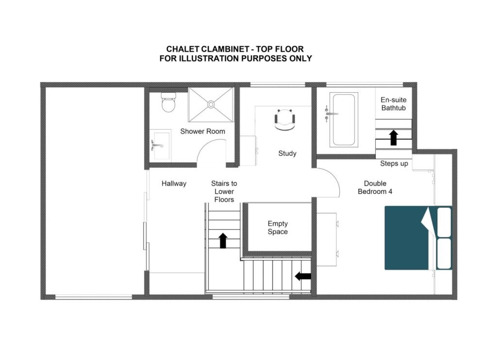 Chalet Clambinet — floor plan