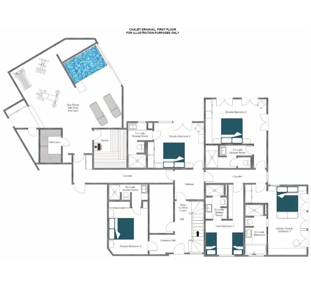 Chalet Granval — floor plan