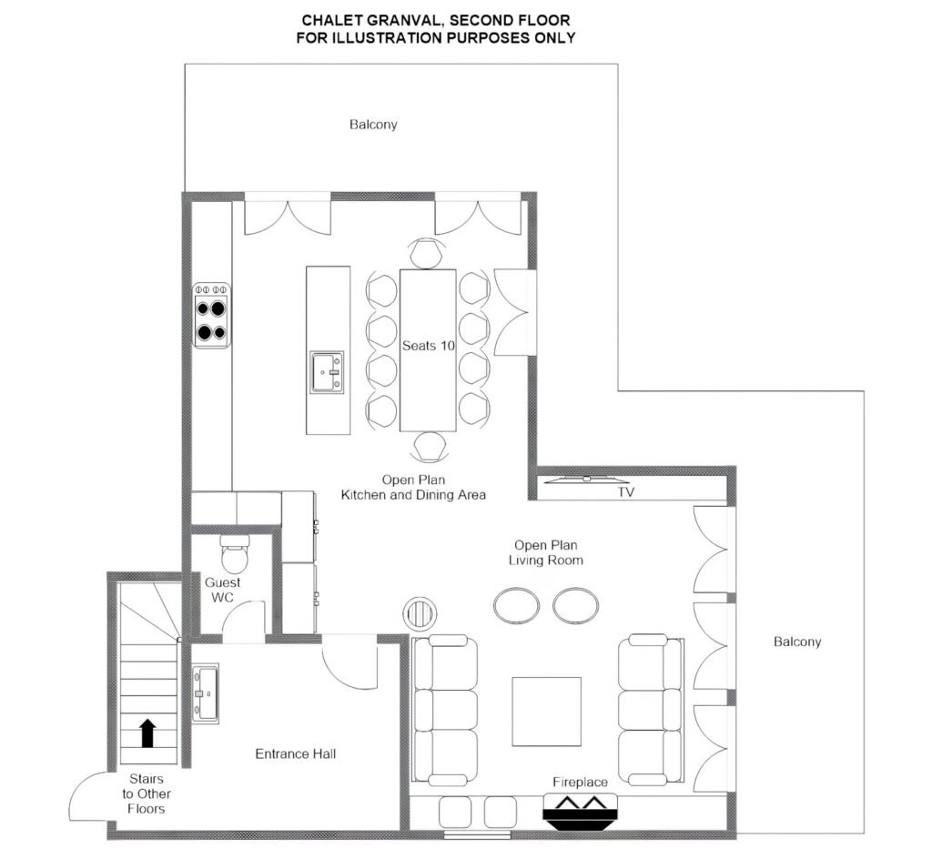 Chalet Granval — floor plan