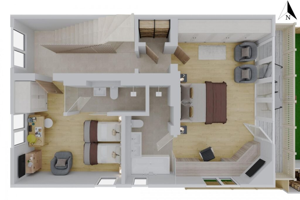 Chalet Narnia — floor plan