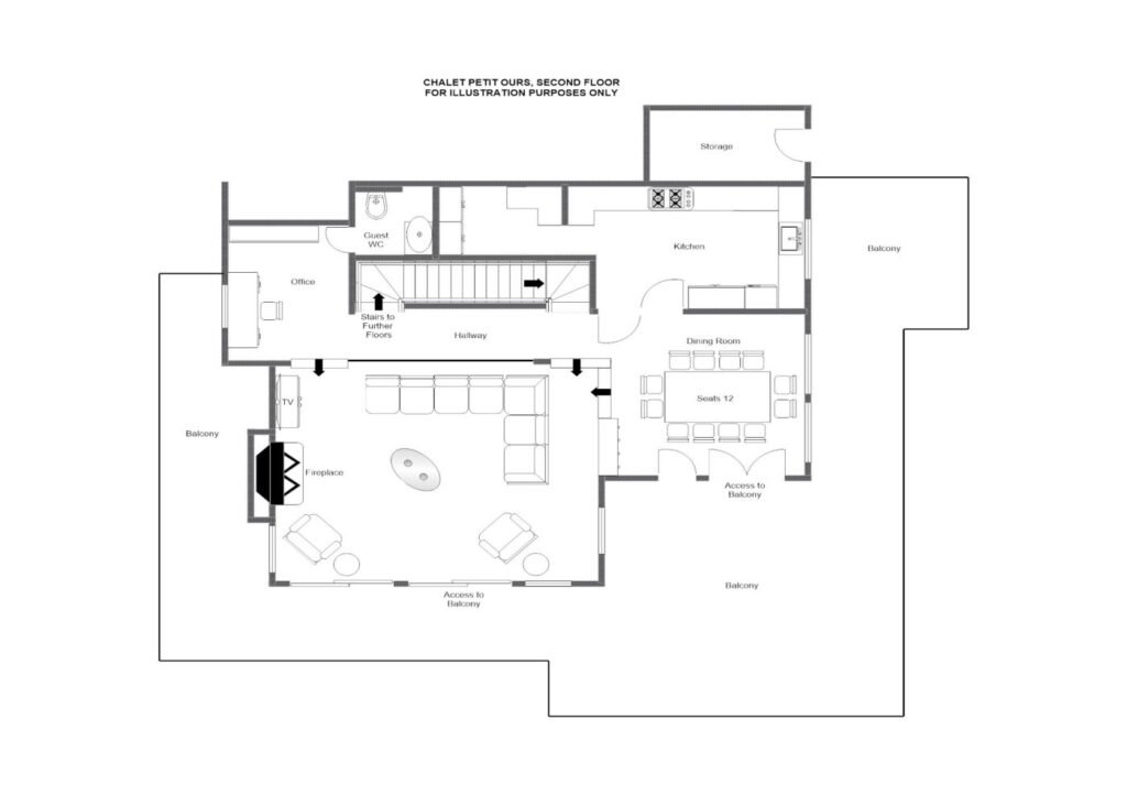 Chalet Petit Ours — floor plan