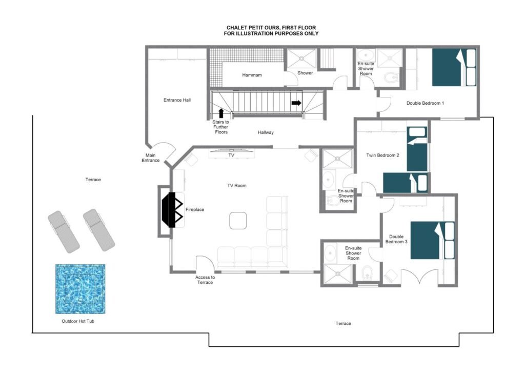Chalet Petit Ours — floor plan