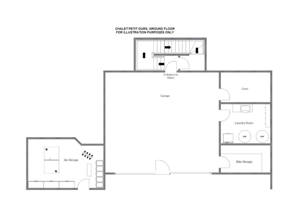 Chalet Petit Ours — floor plan