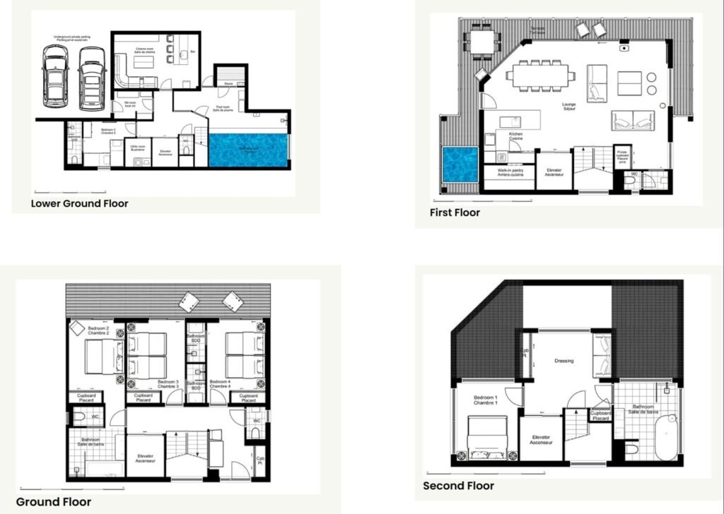 Chalet Red Fox — floor plan