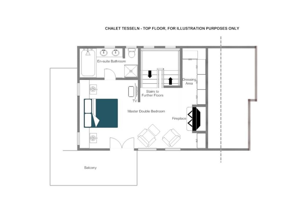 Chalet Tesseln — floor plan