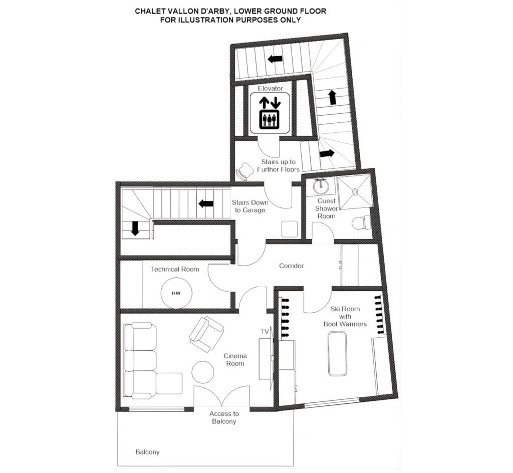 Chalet Vallon d’Arbi — floor plan