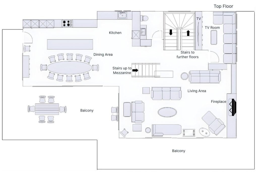 Chalet Les Etrennes — floor plan