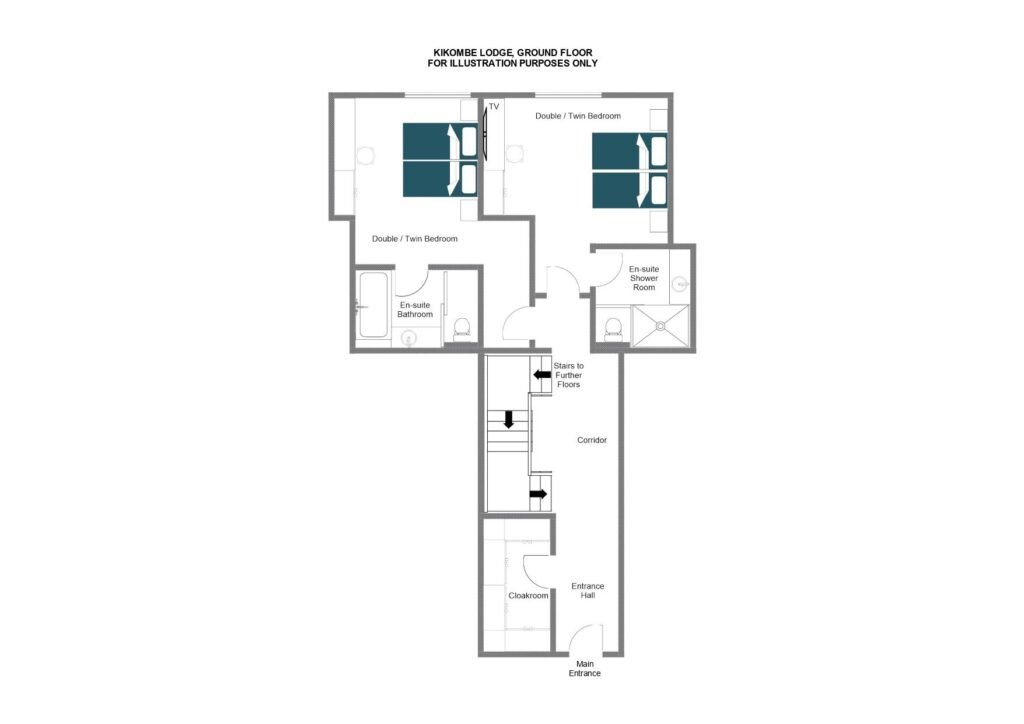 Kikombe Lodge — floor plan