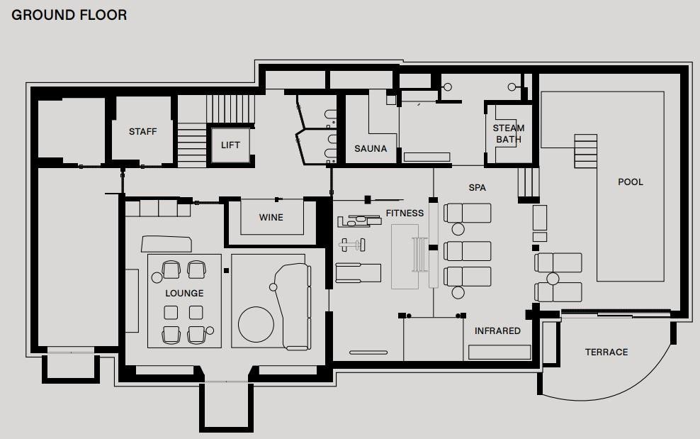 Le Chalet — floor plan