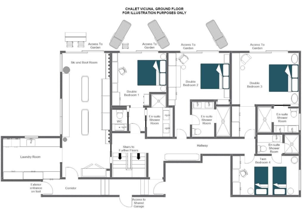 Chalet Vicuña — floor plan