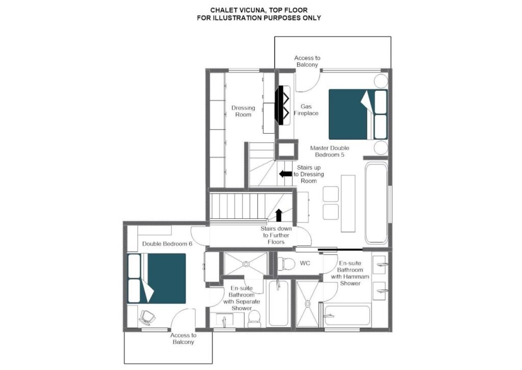 Chalet Vicuña — floor plan
